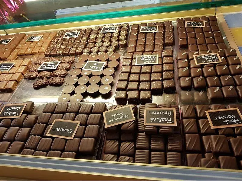 Etalage de chocolats
