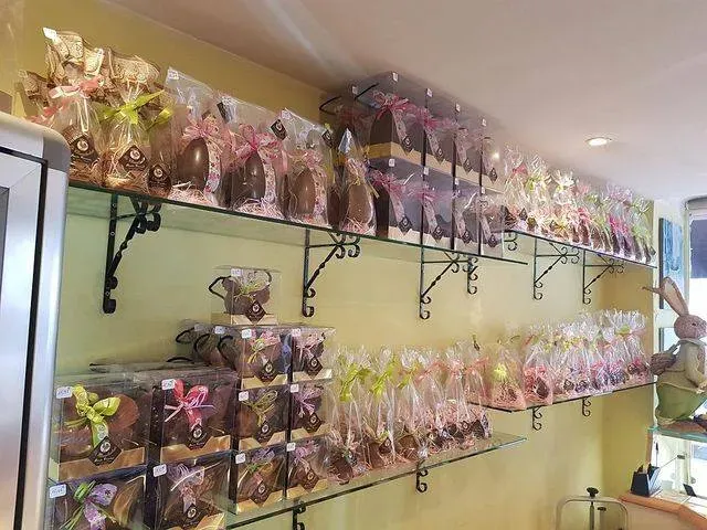 Collection de chocolats de pâques