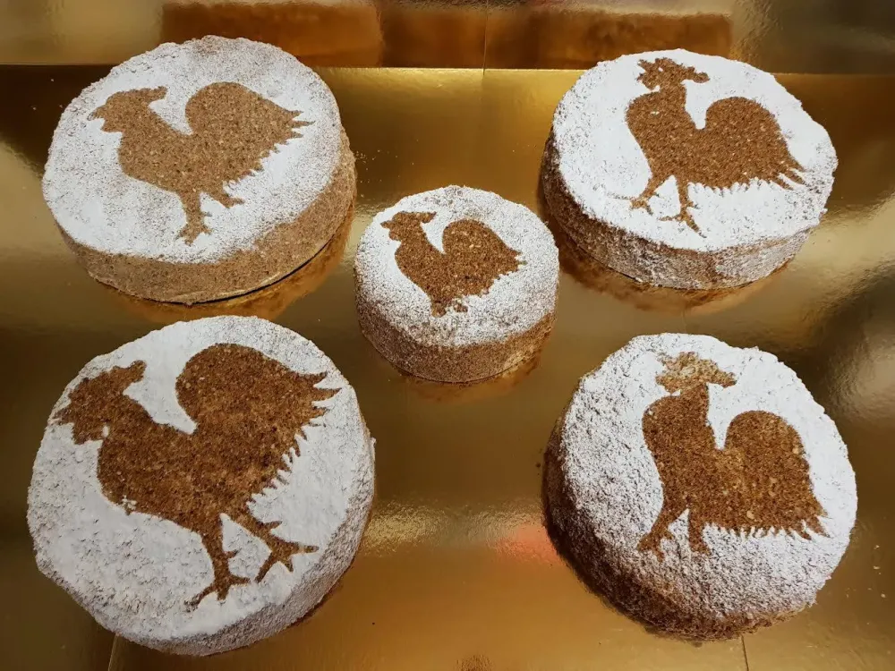 Collection de gâteaux chanteclair